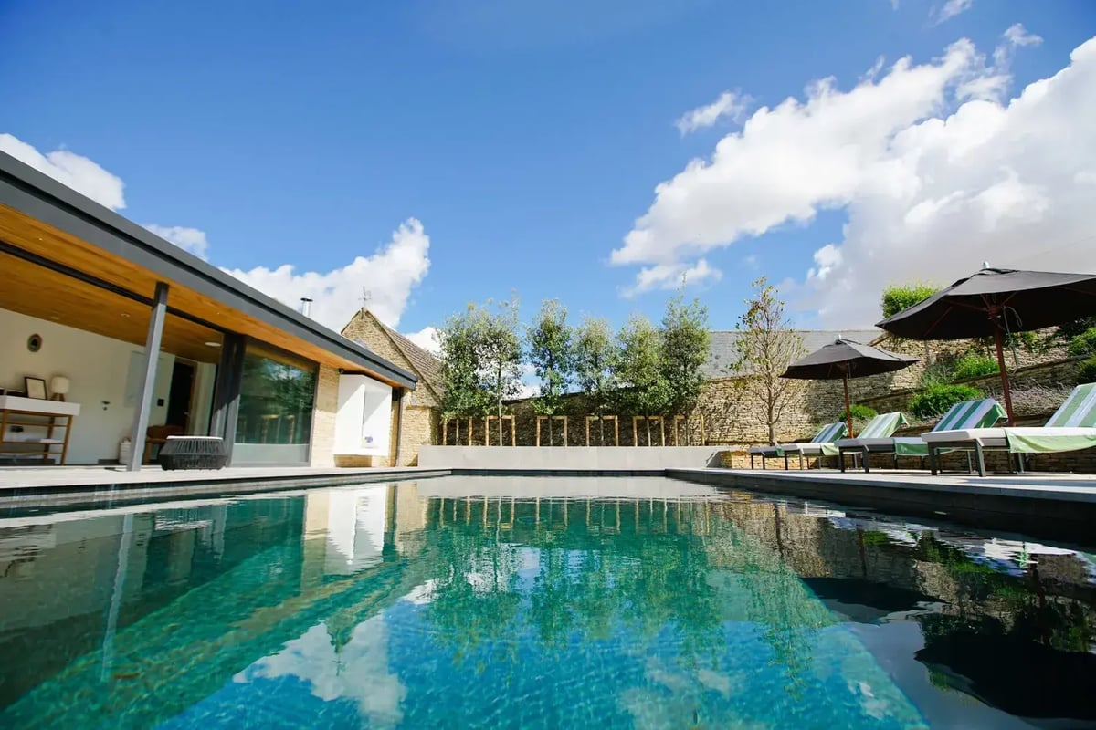 swimming pool sizes uk cost volume
