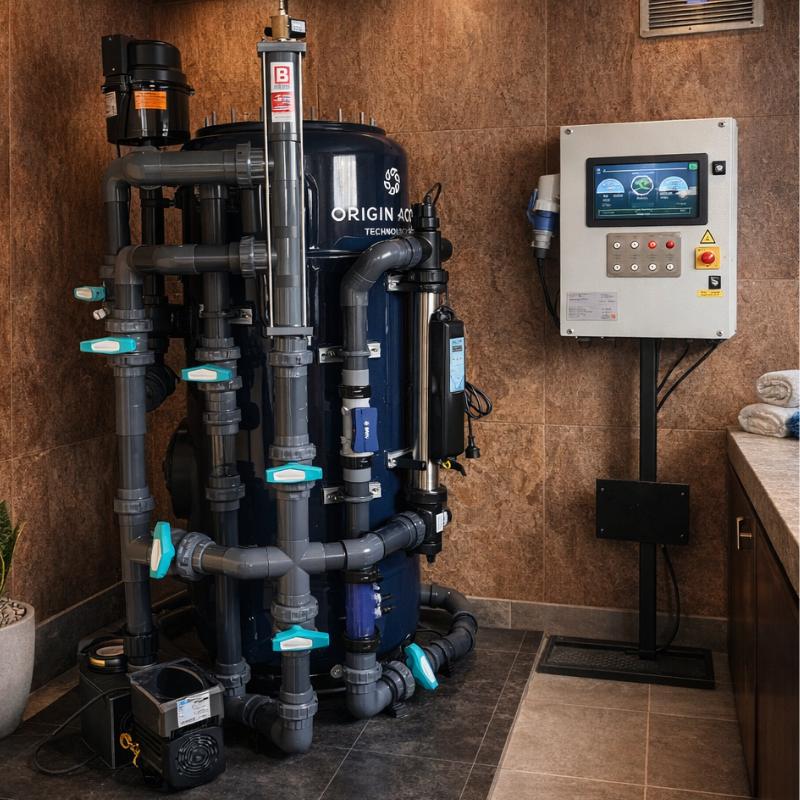 Origin Aqua pool water filter