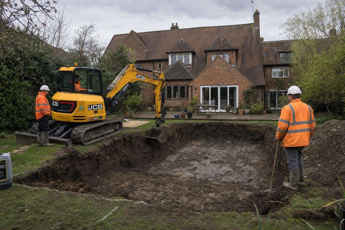 find a pool builder uk residential construction