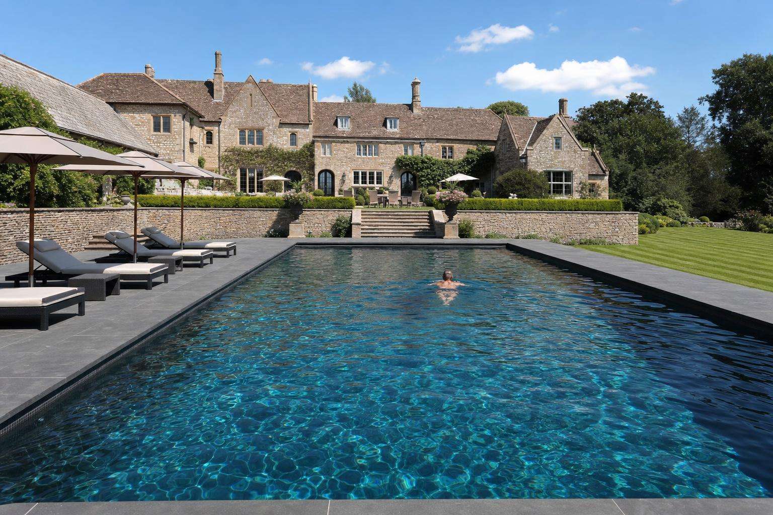swimming pool planning permission uk garden build